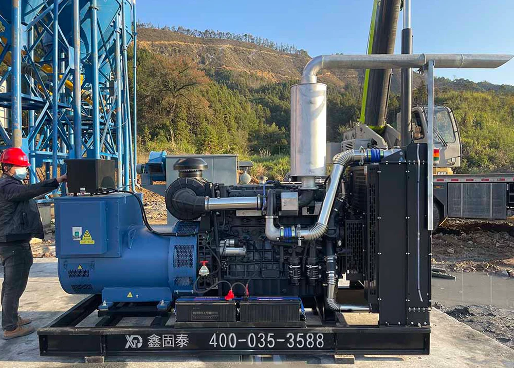 Mantenimiento del conjunto de generadores diesel de 400kW.